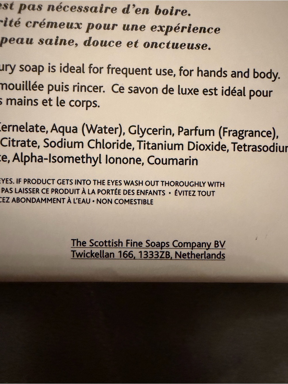 The Scottish Fine Soaps Company Au Lait Milk Soap Gift Set – 4 x 100g - Picture 6 of 6